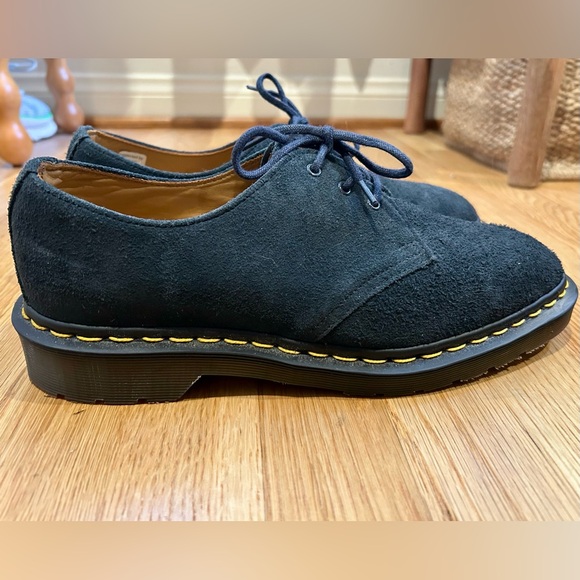 NWOB Doc Martens 1461 Made in England Suede Oxford Shoes in Indigo 7 mens navy - Picture 4 of 10